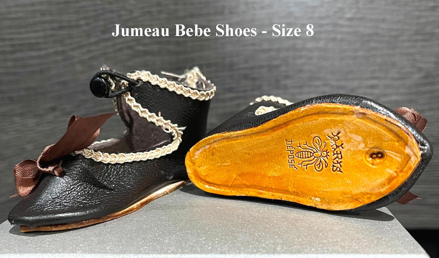 Jumeau Bebe Shoes, Size 8   •   Tuesday, August 2nd, 9:00 am